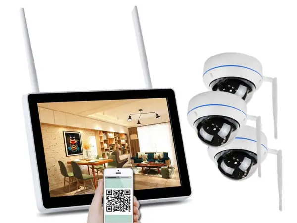 bezdratovy 3 kamerovy set wifi ip pro wip3-154b 11,6"lcd, 3mpx, cz menu