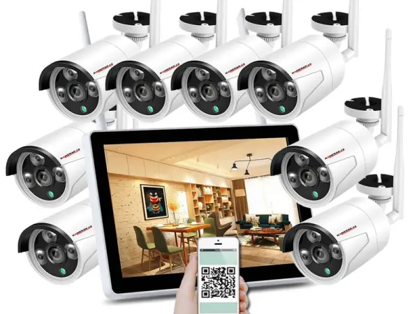 bezdratovy 8 kamerovy set wifi tuya wtu8-082a 11,6"lcd, 2mpx, cz menu