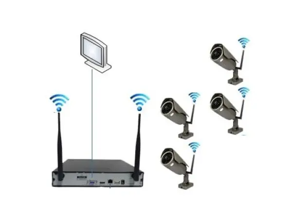 bezdratovy 8 kamerovy system pro lokalni sledovani