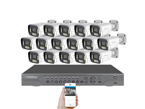 poe ip 16 kamerovy set  xm-1606b 4mpx cz menu