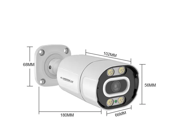 poe ip kamera xm-03b 4mpx s mikrofonem ir i led