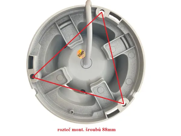 4k poe ip kamera xm-09d 8mpx kov s mikrofonem