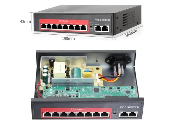 ip 16 kamerovy set s externim poe xm-1613b-ext. 4mpx, cz menu