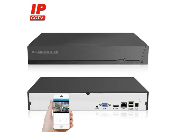 ip 16 kamerovy set s externim poe xm-1602d-ext. 8mpx, cz menu