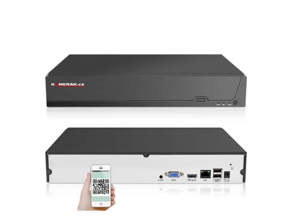 ip 32 kamerovy set s externim poe xm-3209b-ext. 4mpx, cz menu