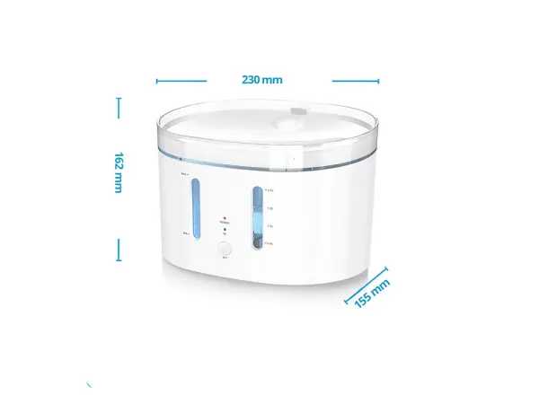 wifi automaticke pitko s filtrem, fontana pro psy a kocky, tuya