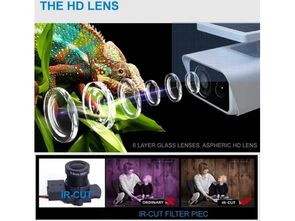 wifi solarni kamera  xm-922 4mpx p2p 2 baterie app. icsee