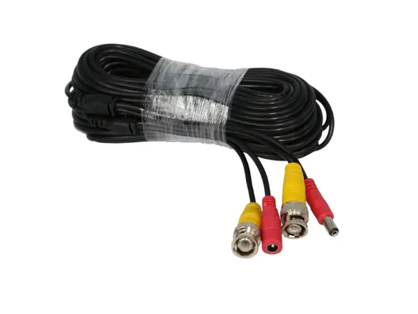 bnc+dc video kabel 10m pro 1 kameru (analog, ahd) 
