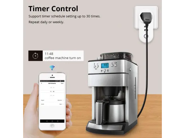 chytra wifi zasuvka tuya lspa2, 2x usb port