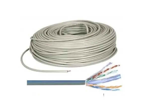 utp sitovy kabel cat6 sedy , drat, metraz