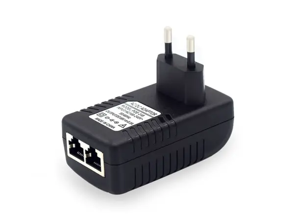 48v poe injektor ethernet pro cctv kamery