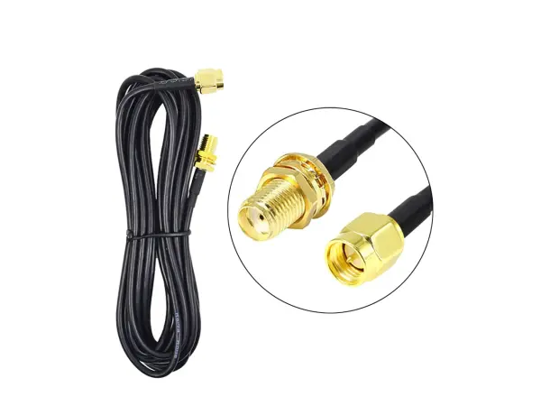 rg174 prodluzovaci kabel pro wifi antenu sma male 5m