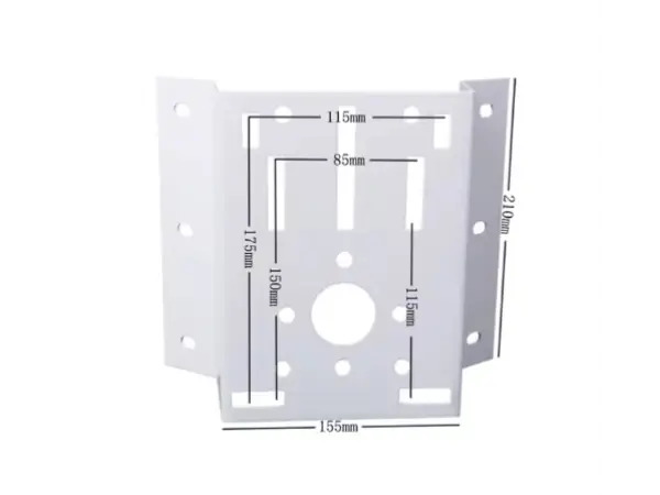 montazni drzak pro kameru na vnejsi roh 210x155mm