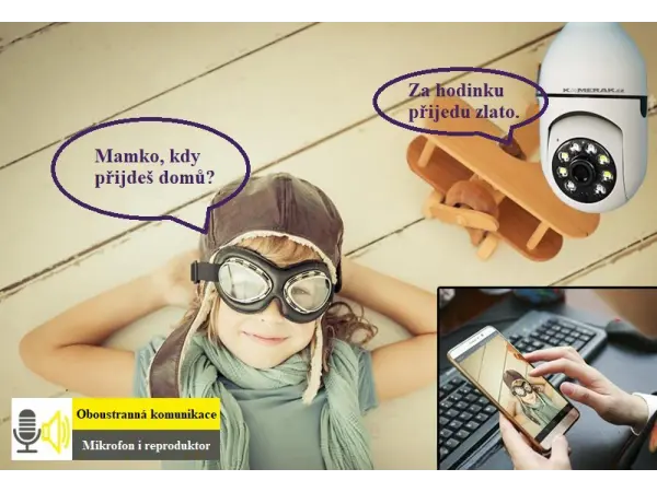 otocna p2p kamera xm-q01 2mpx app icsee do objimky e27