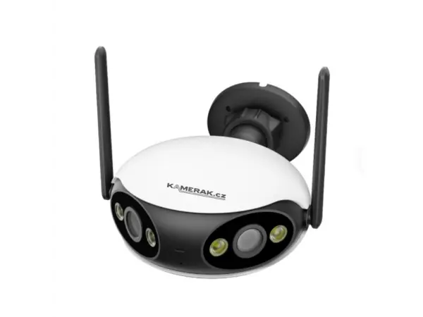 p2p smart wifi ip kamera xm-77 8mp 180� se dvema objektivy