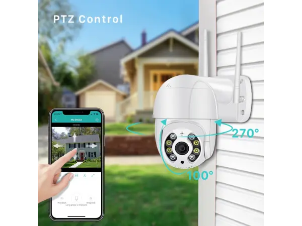  wifi ptz otocna kamera xm-438 4mpx, 4x digitalni zoom, ir+led prisvit