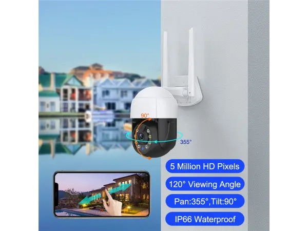 ptz otocna p2p kamera hyf-y15 tuya 5mpx