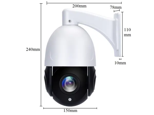 p2p smart wifi ptz kamera camhi-520hp42black 20x opticky zoom 5mpx