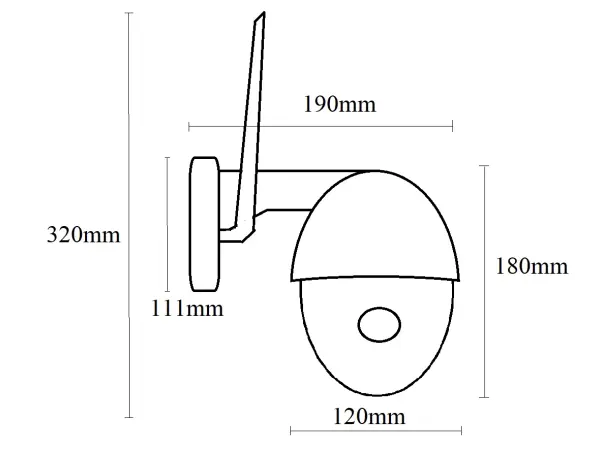 wifi otocna kamera ptz ip camhi-541 5mpx