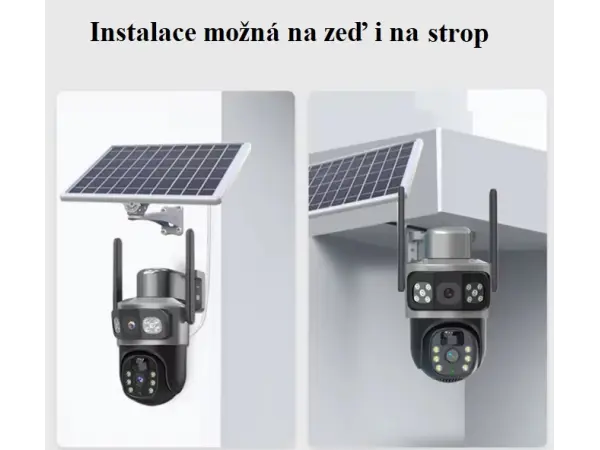 wifi solarni kamera esee-927 4mpx, 6x baterie