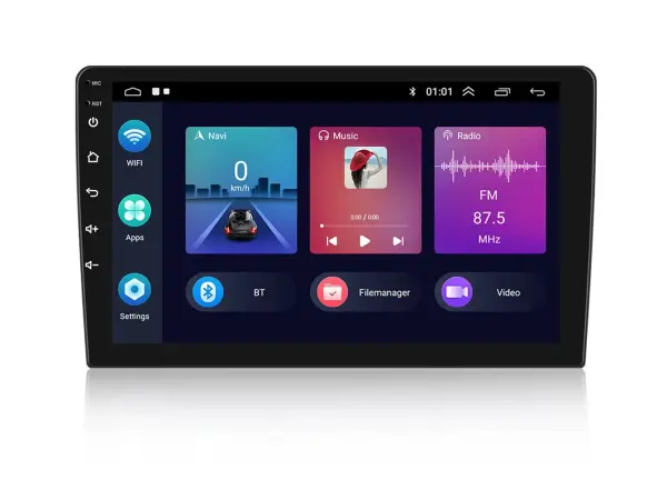 2din autoradio 9" lcd a3018 2gb+32gb android 11 s carplay, android auto, gps wifi bt fm