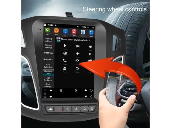 autoradio 9,7" q3588 android 13, 2+64gb 2din pro ford focus 2012-2015