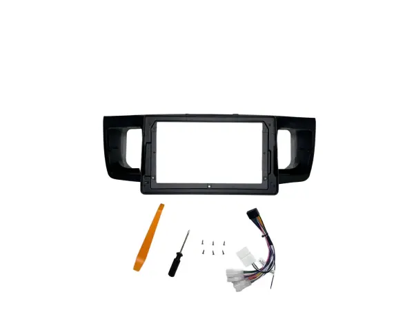 toyota corolla ex (2007-2012) 9"- redukcni ramecek  a7082 pro autoradio 9" (matt black)