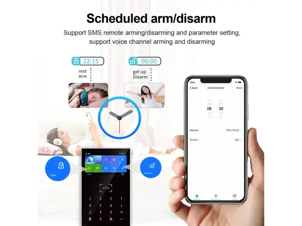 wi-fi/gsm alarm system tuya pst-pg109ty pro android,ios