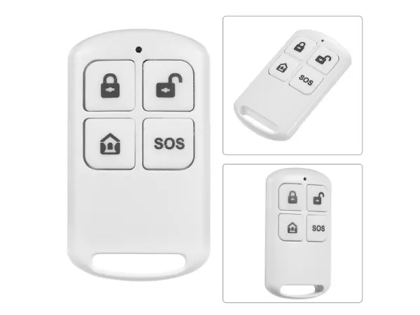 bezdratovy dalkovy ovladac plast, 433mhz, tuya alarm