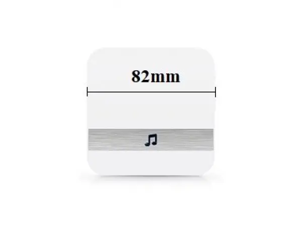 magneticky signalizator otevreni dveri 433mhz, bily