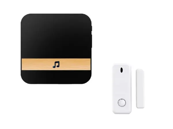 magneticky signalizator otevreni dveri 433mhz, cerny