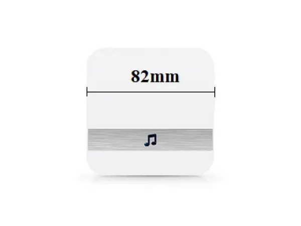 magneticky signalizator otevreni dveri 433mhz, cerny