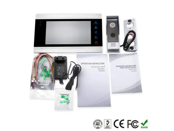 wifi domovni video zvonek pst-db09, s aplikaci tuya  android/ios