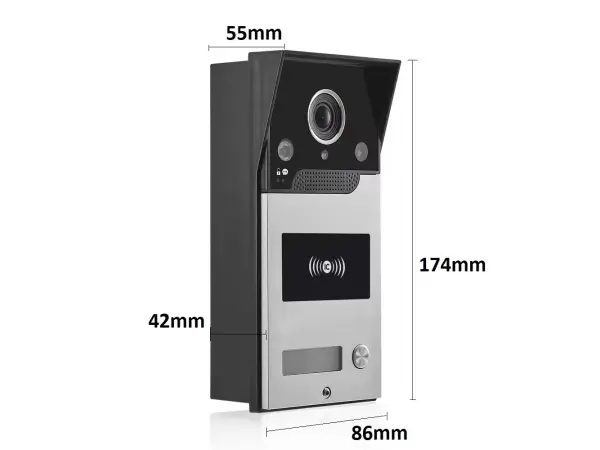 tuya smart wifi digitalni videotelefon se cteckou pst-db10-ic