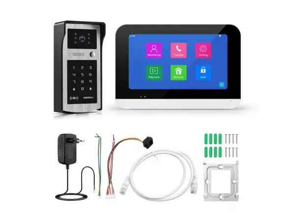 tuya smart wifi digitalni videotelefon  pst-db10-ids s klavesnici a rfid