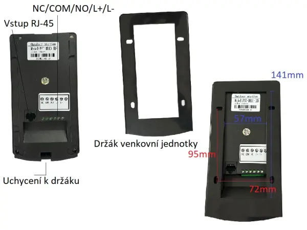 tuya smart wifi digitalni videotelefon  pst-db10-ids s klavesnici a rfid