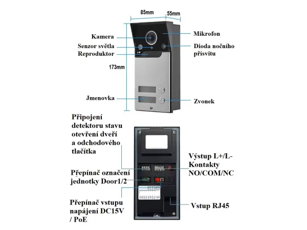 tuya smart vicegeneracni video zvonek pst-v7024b-msa-3
