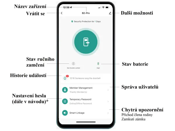 tuya smart dverni zamek s intercomem cteckou otisku prstu, s kamerou 1,3mp pst-k1 pro max