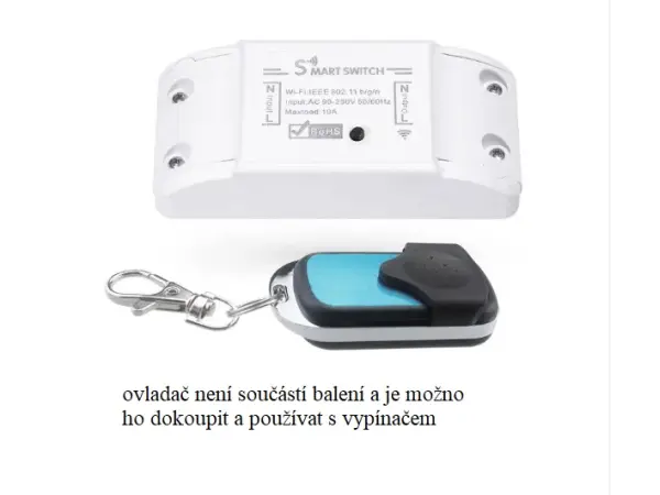 wifi smart switch wf-s1r tuya 110-240v 10a/2200w rf433mhz