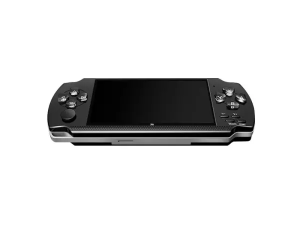 prenosna herni konzole x6 4,3" lcd, 8gb, 2000 vestavenych her, cerna