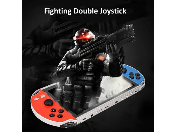 prenosna herni konzole x40 7.0 lcd, 16gb, modrocervena