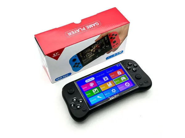prenosna herni konzole x50 max 5.1 lcd, 8gb, cerna