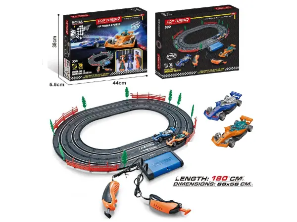 detska autodraha top turbo a51-1b s formuli, delka 180 cm