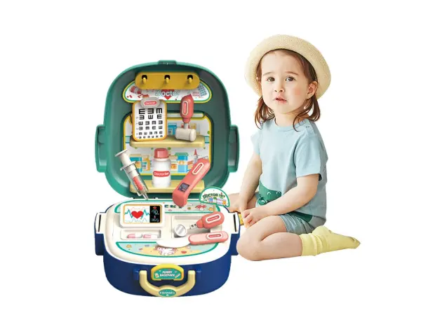 detsky set doktor 2v1, kufrik a pracovni stanice