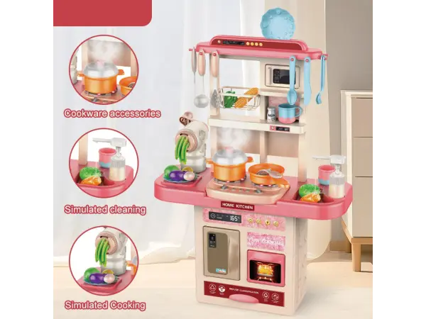 detska interaktivni kuchynka 75t-8 �domaci kuchyne� s realistickymi funkcemi a doplnky
