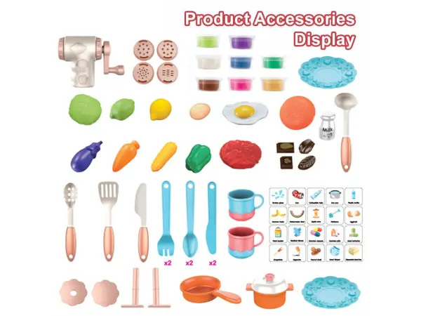 detska interaktivni kuchynka 75t-8 �domaci kuchyne� s realistickymi funkcemi a doplnky