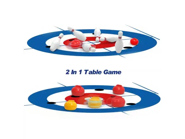 bowling a curling 2v1 kd052 � stolni hra pro deti od 3 let