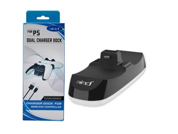 nabijeci stanice snd-468 pro 2 ovladace pro playstation 5 (ps5)