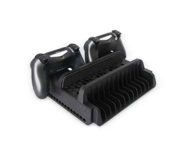 volna multifunkcni stojan 4v1 dobe pro ps4/slim/pro s drzakem her, chladicem a nabijeckou