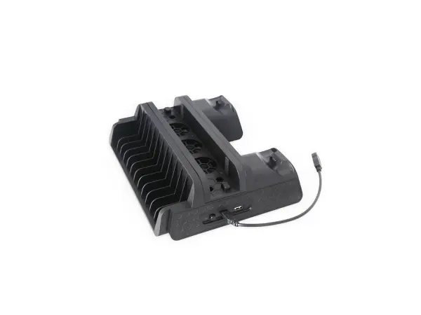 volna multifunkcni stojan 4v1 dobe pro ps4/slim/pro s drzakem her, chladicem a nabijeckou
